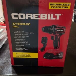 Brand New Corebilt Cordless Drill